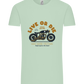 Cafe Racer Motor Design - Comfort Unisex T-Shirt_ICE GREEN_front