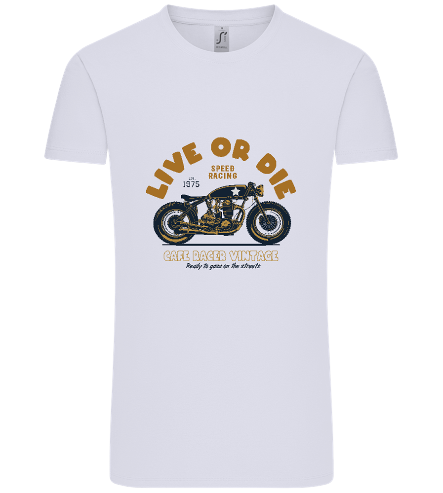 Cafe Racer Motor Design - Comfort Unisex T-Shirt_LILAK_front