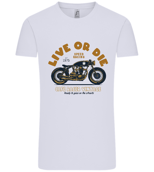 Cafe Racer Motor Design - Comfort Unisex T-Shirt_LILAK_front