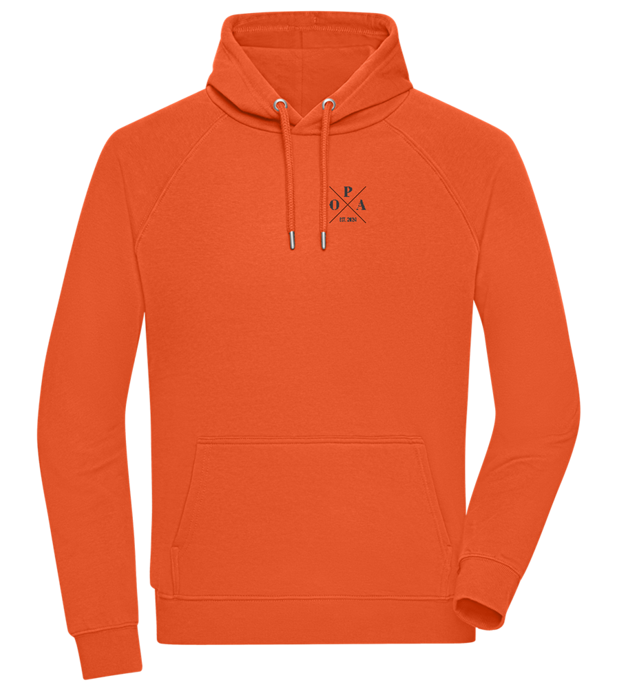 OPA EST Design - Comfort unisex hoodie_BURNT ORANGE_front