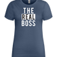 The Real Boss Design - Premium women's t-shirt_DENIM_front