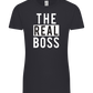 The Real Boss Design - Premium women's t-shirt_MARINE_front