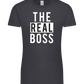 The Real Boss Design - Premium women's t-shirt_MOUSE GREY_front