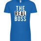 The Real Boss Design - Premium women's t-shirt_ROYAL_front