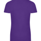 The Real Boss Design - Premium women's t-shirt_DARK PURPLE_back