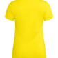 The Real Boss Design - Premium women's t-shirt_YELLOW_back