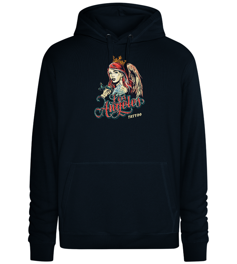 Los Angeles Design - Premium unisex hoodie_BLACK_front