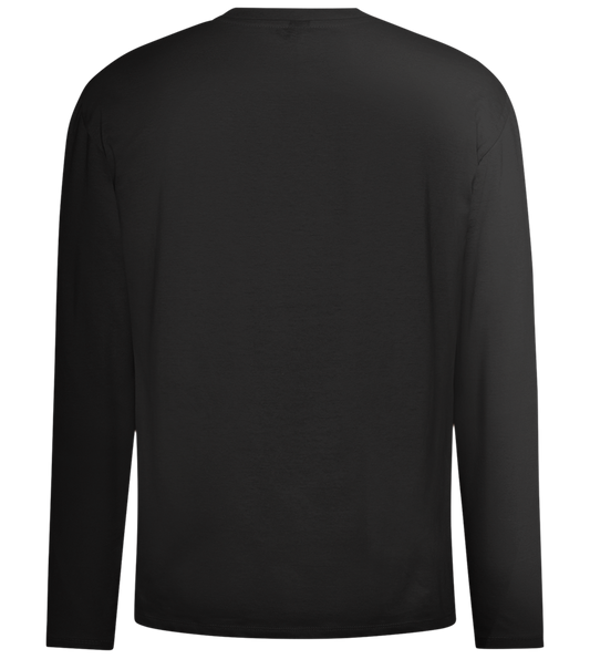 Warrior Forever Design - Comfort men's long sleeve t-shirt_DEEP BLACK_back