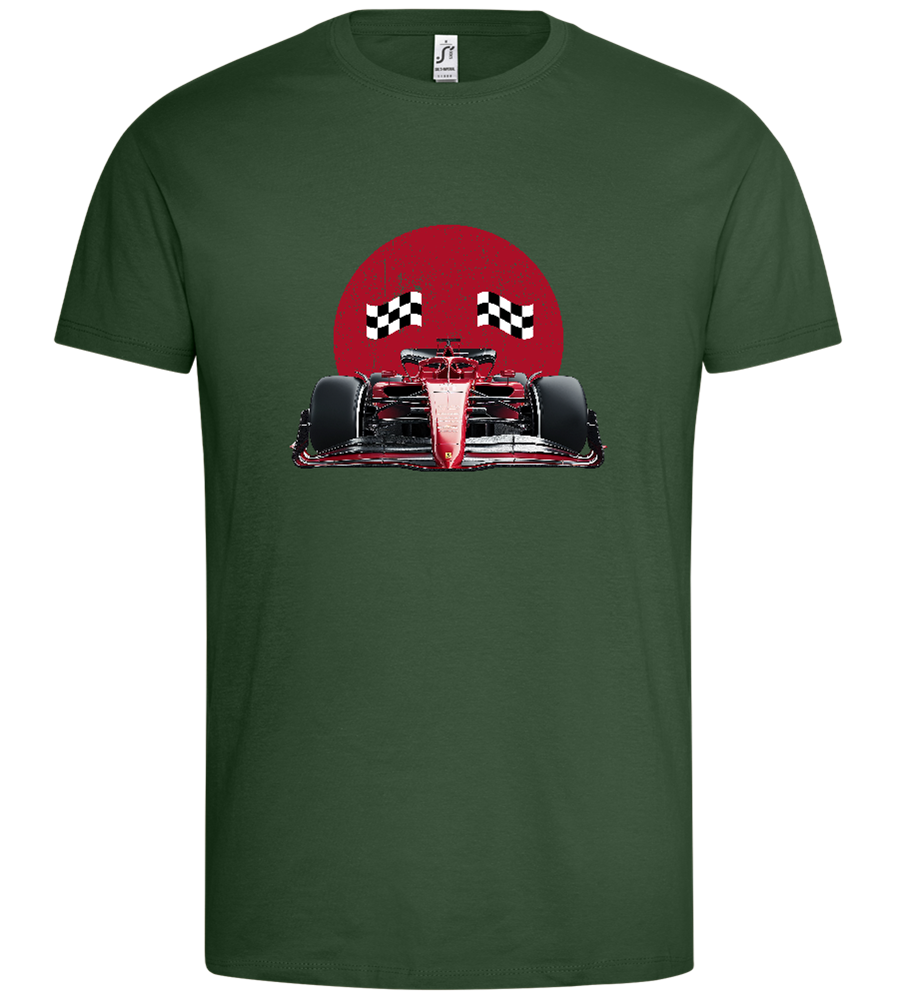 Speed Demon Design - Premium men's t-shirt_GREEN BOTTLE_front