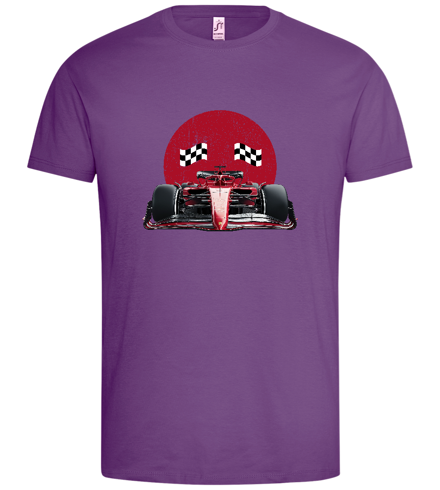 Speed Demon Design - Premium men's t-shirt_LIGHT PURPLE_front