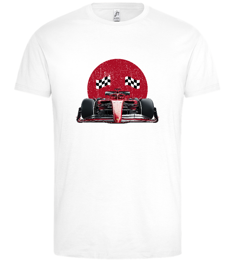 Speed Demon Design - Premium men's t-shirt_WHITE_front