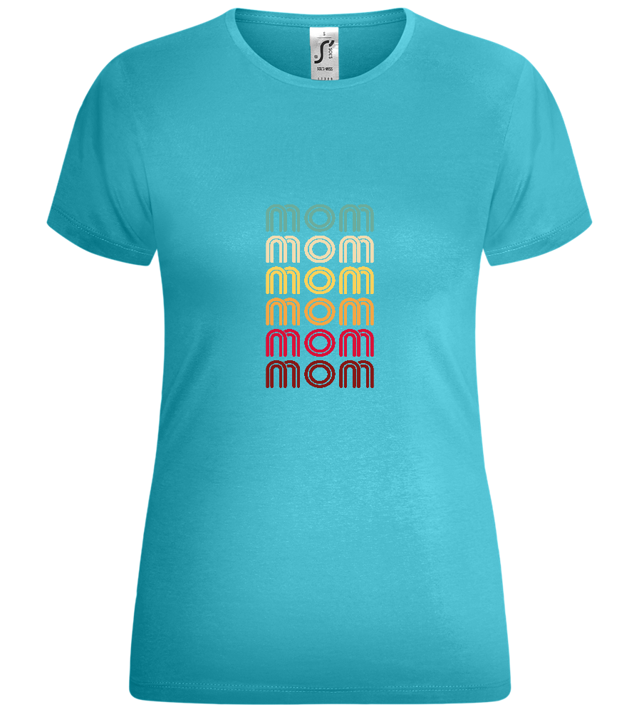 Colourful Mom Design - Comfort women's t-shirt_HAWAIIAN OCEAN_front