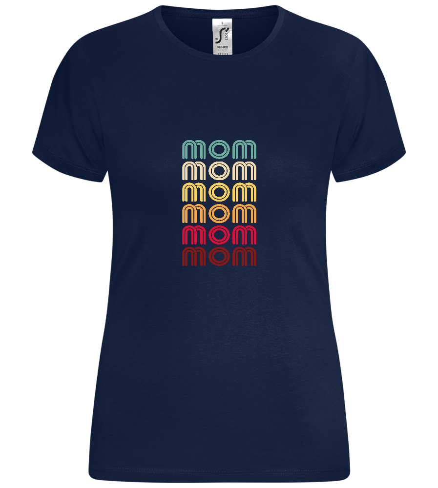 Colourful Mom Design - Comfort women's t-shirt_MARINE_front