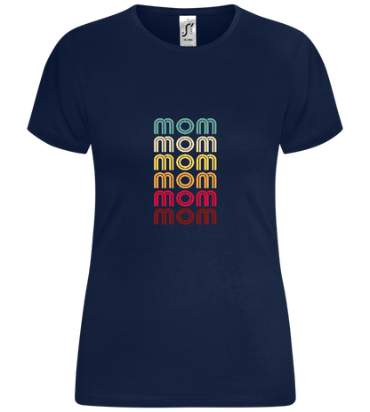 Colourful Mom Design - Comfort women's t-shirt_MARINE_front