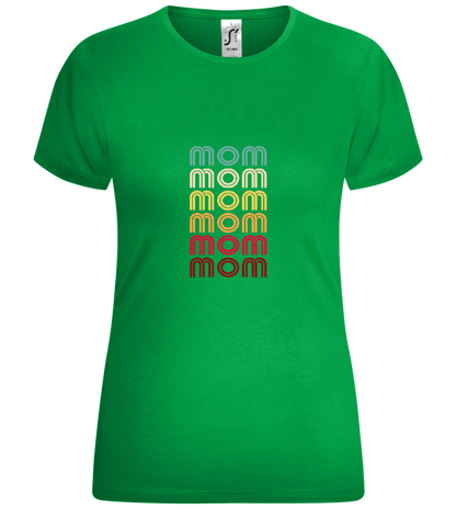 Colourful Mom Design - Comfort women's t-shirt_MEADOW GREEN_front