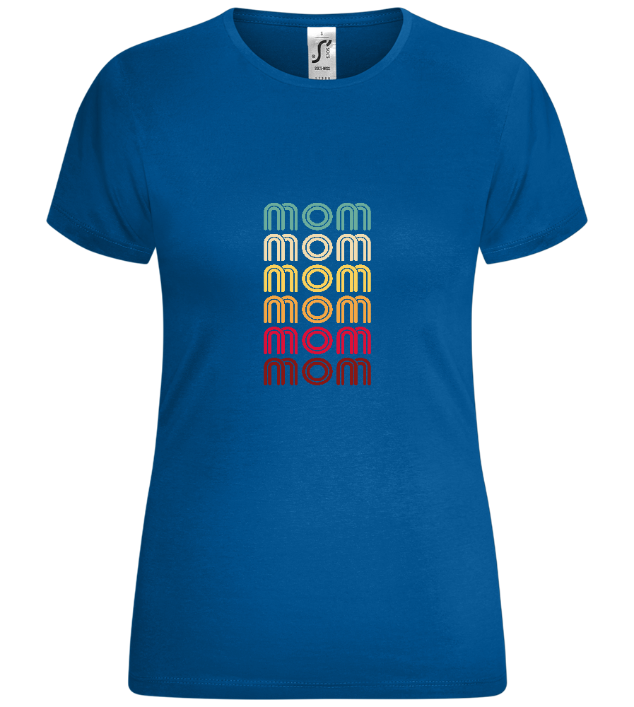 Colourful Mom Design - Comfort women's t-shirt_ROYAL_front