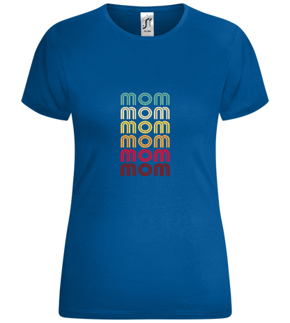 Colourful Mom Design - Comfort women's t-shirt_ROYAL_front