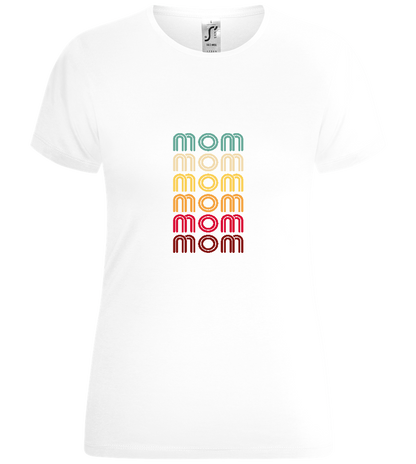 Colourful Mom Design - Comfort women's t-shirt_WHITE_front