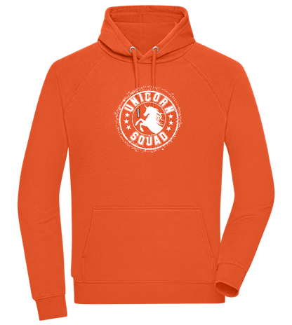 Unicorn Squad Logo Design - Comfort unisex hoodie_BURNT ORANGE_front