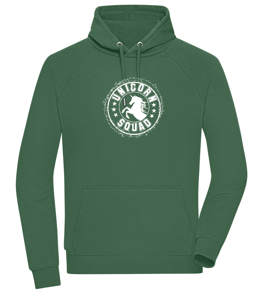 Unicorn Squad Logo Design - Comfort unisex hoodie_GREEN BOTTLE_front