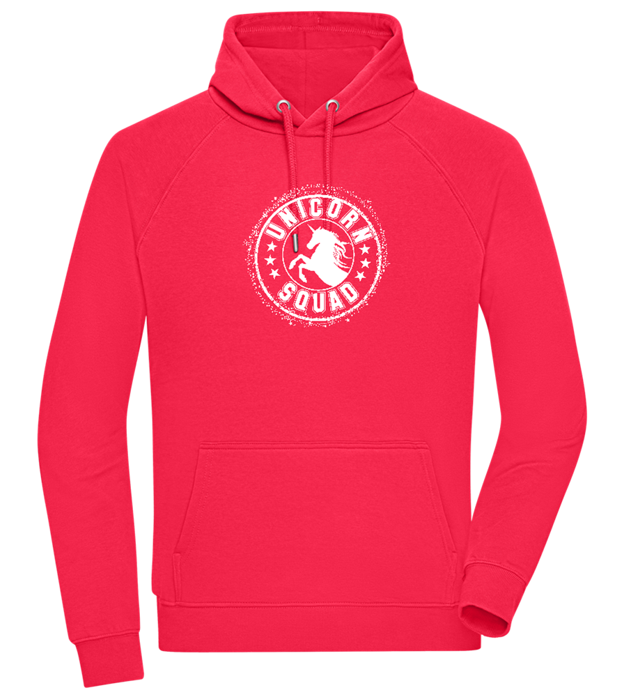 Unicorn Squad Logo Design - Comfort unisex hoodie_RED_front