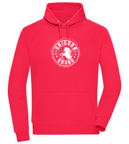 Unicorn Squad Logo Design - Comfort unisex hoodie_RED_front