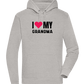 I Love My Grandma Design - Premium unisex hoodie_ORION GREY II_front