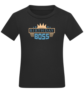 The Birthday Boss Design - Comfort boys fitted t-shirt