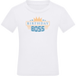 The Birthday Boss Design - Comfort boys fitted t-shirt_WHITE_front