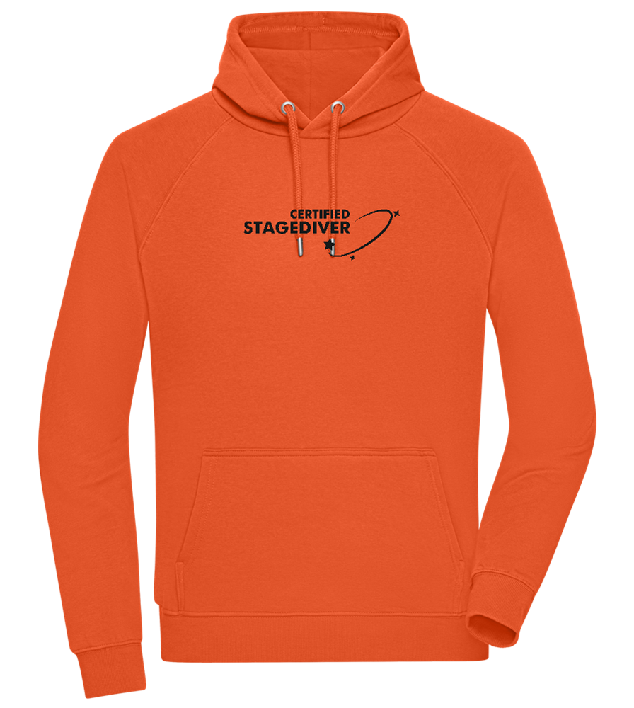 Certified Stagediver Design - Comfort unisex hoodie_BURNT ORANGE_front