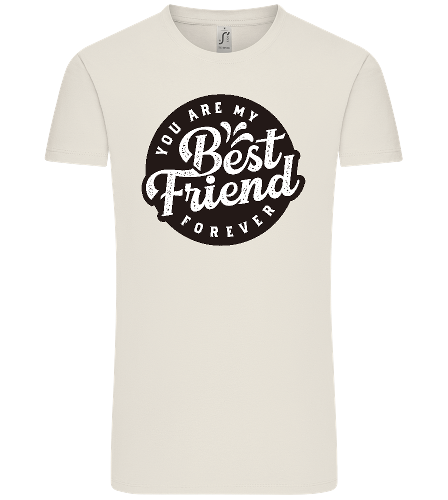 You Are My Best Friend Forever Design - Comfort Unisex T-Shirt_ECRU_front