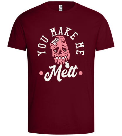 You Make Me Melt Design - Premium men's t-shirt_CHILE_front