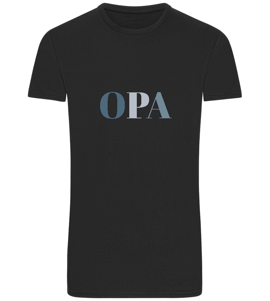 OPA Design - Basic Unisex T-Shirt_DEEP BLACK_front