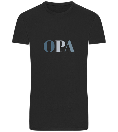 OPA Design - Basic Unisex T-Shirt_DEEP BLACK_front