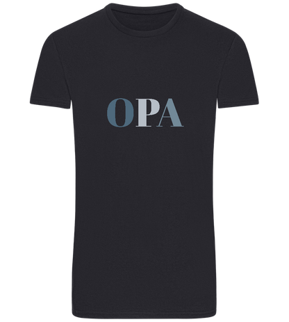 OPA Design - Basic Unisex T-Shirt_FRENCH NAVY_front