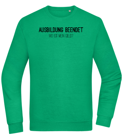 Ausbildung Beendet Design - Comfort Essential Unisex Sweater_MEADOW GREEN_front