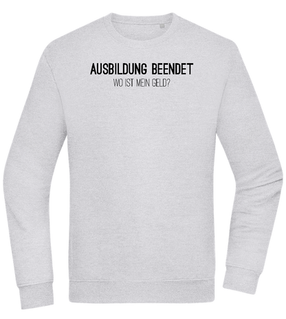 Ausbildung Beendet Design - Comfort Essential Unisex Sweater_ORION GREY II_front