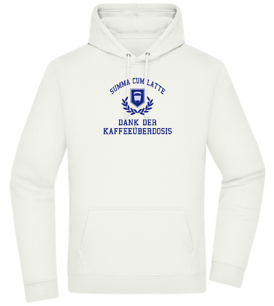 Kaffeeüberdosis Design - Premium Essential Unisex Hoodie_CREAMY GREEN_front