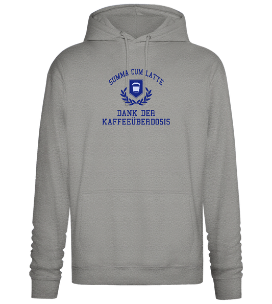 Kaffeeüberdosis Design - Premium Essential Unisex Hoodie_ORION GREY II_front