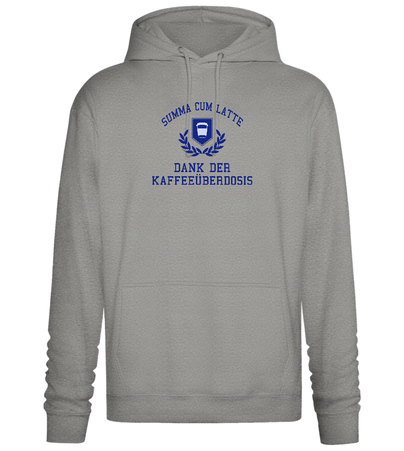 Kaffeeüberdosis Design - Premium Essential Unisex Hoodie_ORION GREY II_front