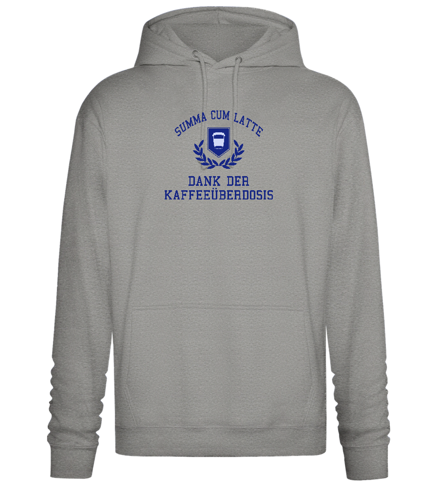 Kaffeeüberdosis Design - Premium Essential Unisex Hoodie_ORION GREY II_front