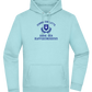 Kaffeeüberdosis Design - Premium Essential Unisex Hoodie_POOL BLUE_front