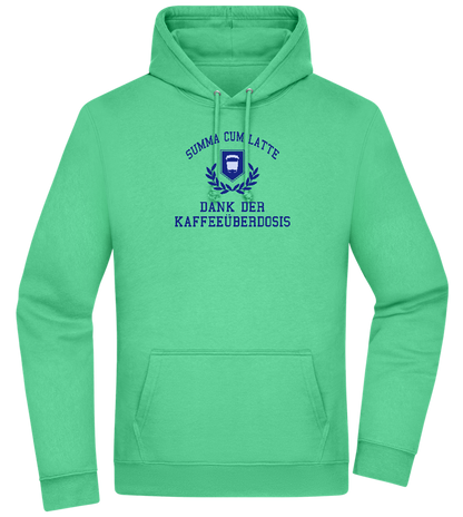 Kaffeeüberdosis Design - Premium Essential Unisex Hoodie_SPRING GREEN_front