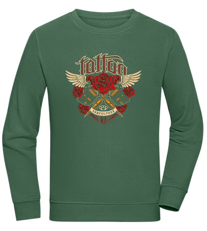 Subculture Tattoo Design - Comfort unisex sweater_GREEN BOTTLE_front