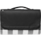 RPET Fleece Picnic Blanket with Water-Resistant Side_BLACK_front