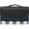 RPET Fleece Picnic Blanket with Water-Resistant Side_BLUE_front