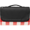 RPET Fleece Picnic Blanket with Water-Resistant Side_RED_front