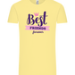 Best Friends Forever 1 Design - Comfort Unisex T-Shirt_AMARELO CLARO_front