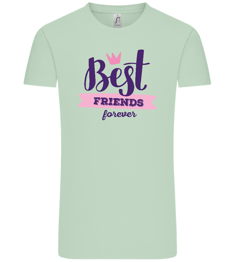 Best Friends Forever 1 Design - Comfort Unisex T-Shirt_ICE GREEN_front