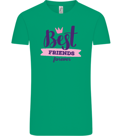 Best Friends Forever 1 Design - Comfort Unisex T-Shirt_SPRING GREEN_front